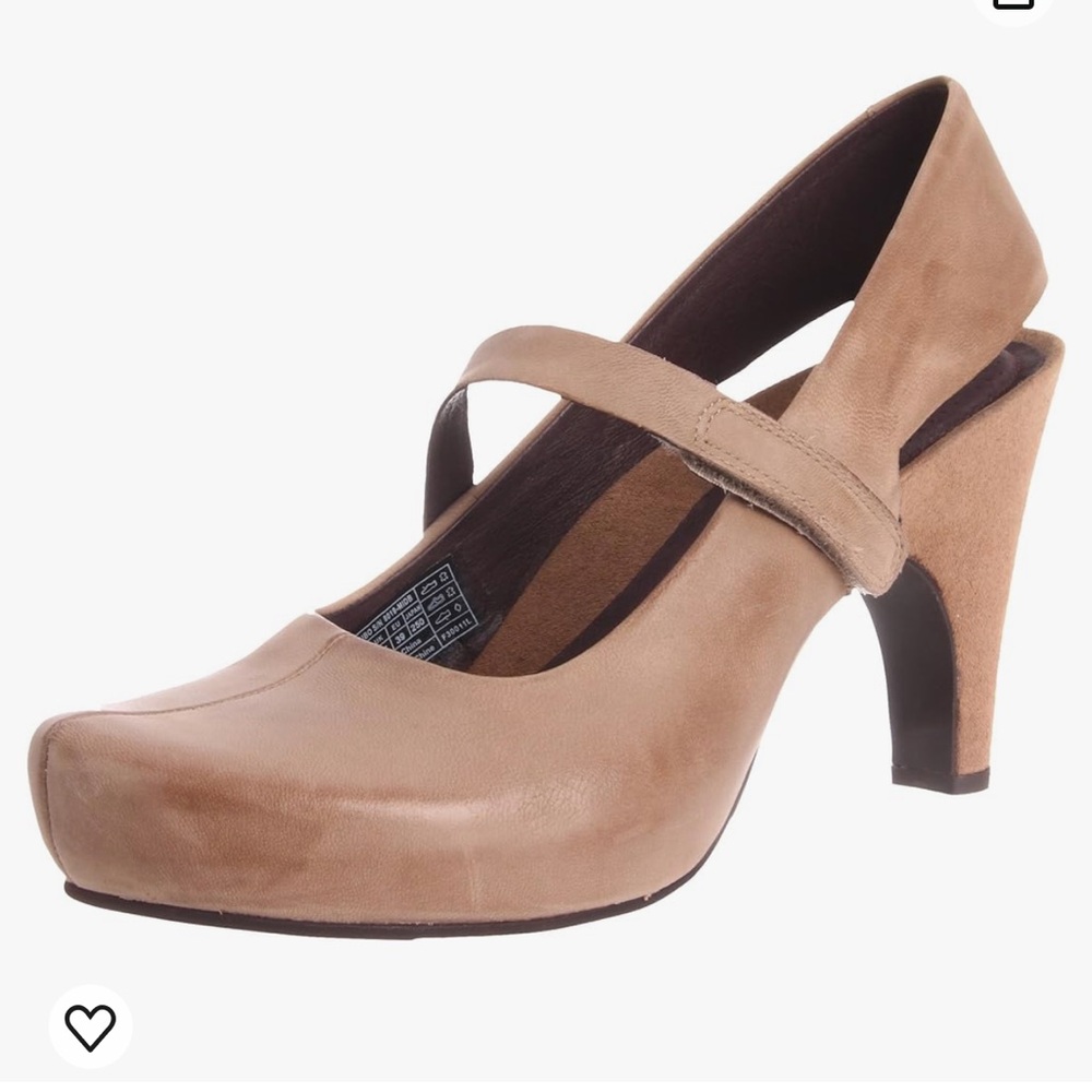 Tsubo Acrea Slingback Mary Jane Heel- Tan Leather